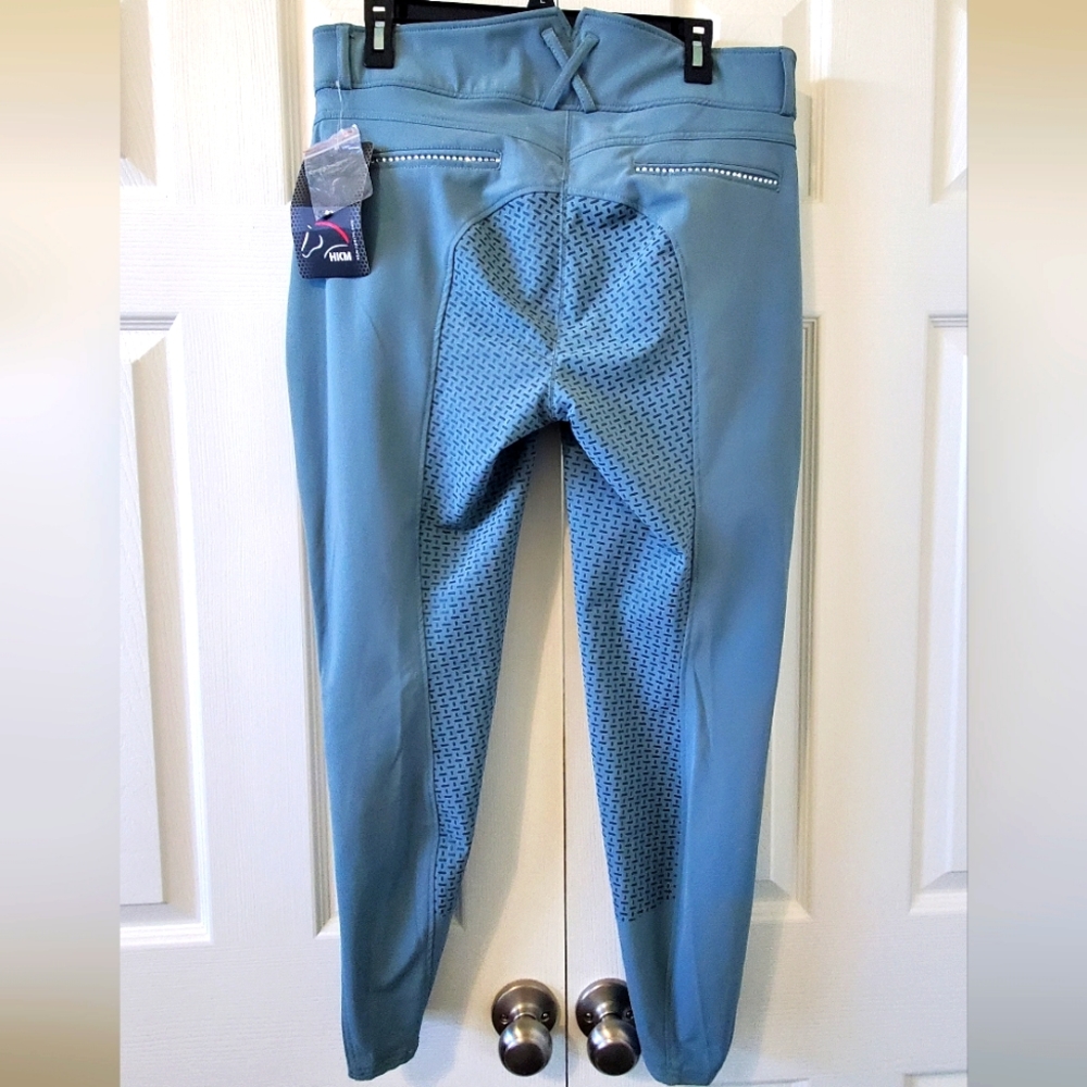 HKM Monaco Full Seat Bling Breeches 34R